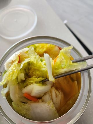 셰프애찬 단호박 백김치 1kg — 5점을 준 리뷰어가 2022년 10월 올린 사용 사진