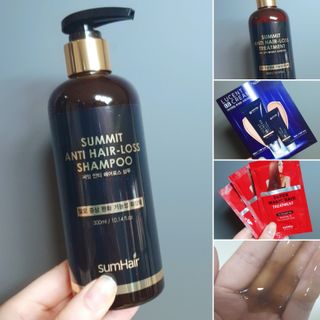 썸헤어 / SUMHAIR 썸헤어  써밋 안티 헤어로스 샴푸+트리트먼트 — 5점을 준 리뷰어가 2021년 5월 올린 사용 사진