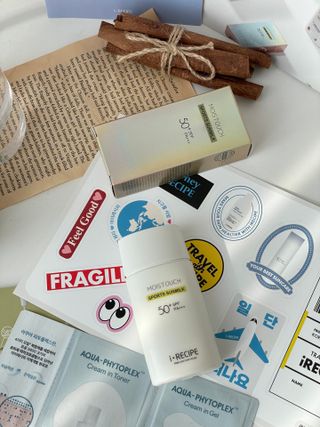 아이레시피 모이스트터치 스포츠 선밀크 50ml (SPF50+ PA+++) — 5점을 준 리뷰어가 2023년 2월 올린 사용 사진