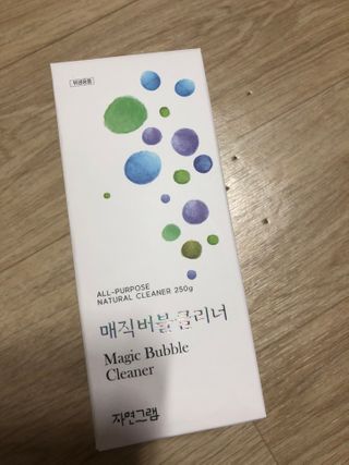 자연그램 매직버블클리너 250g — 5점을 준 리뷰어가 2021년 2월 올린 사용 사진