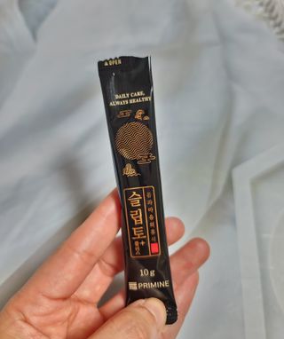 프리마인 자체 기업부설 연구소에서 찾아낸 건강한 수면의 비밀.  슬립토 플러스 30포 — 5점을 준 리뷰어가 2023년 5월 올린 사용 사진
