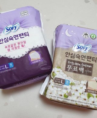 LG유니참 쏘피SOFY [SOFY] 안심숙면팬티/무표백속커버 — 4.5점을 준 리뷰어가 2021년 5월 올린 사용 사진