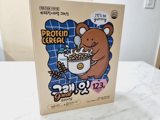 바디랩 체중조절용 프로틴시리얼 그래잇 — 5점을 준 리뷰어가 2022년 4월 올린 사용 사진