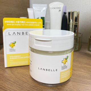 랑벨 비타 에너지 잡티 앰플 패드 65매 (투명하고 밝은 얼굴 광채패드) — 5점을 준 리뷰어가 2022년 6월 올린 사용 사진