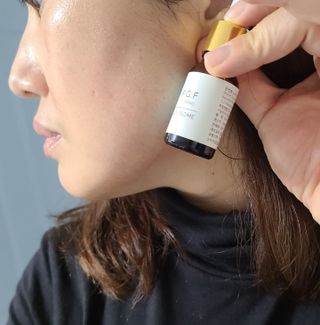 랑팡 EGF+FGF 10ppm 리포좀 앰플 원액 10ml — 5점을 준 리뷰어가 2021년 11월 올린 사용 사진