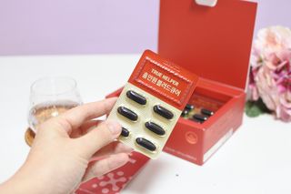 트루헬퍼 홀인원 블러드큐어 혈행+혈압+콜레스테롤 한번에 1박스 1개월 — 5점을 준 리뷰어가 2023년 2월 올린 사용 사진
