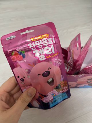 [팔도] 잔망루피젤리 믹스베리맛 42g 8개 — 3점을 준 리뷰어가 2022년 3월 올린 사용 사진