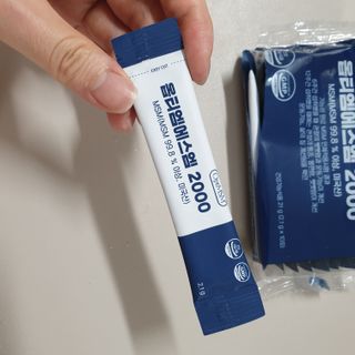 바른비타민 옵티엠에스엠2000 1박스 60포 관절 연골 복합건강기능식품 — 5점을 준 리뷰어가 2021년 7월 올린 사용 사진
