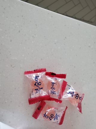 청포도캔디 복숭아캔디 — 5점을 준 리뷰어가 2022년 11월 올린 사용 사진