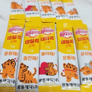 광동생활건강 [광동] 비타 500 데일리 스틱 VB, VC를 함유한 멀티비타민 30포+30포 — 5점을 준 리뷰어가 2022년 6월 올린 사용 사진
