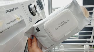 [생활공작소] 건조기용 섬유유연제 시트 80매 x 2입 — 5점을 준 리뷰어가 2021년 2월 올린 사용 사진