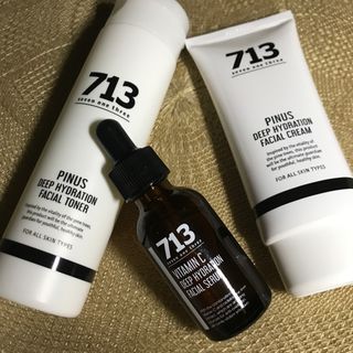 [세븐원쓰리 713]오아시스 세트 몽글토너, 소나무보습크림, 피누스비타민C 세럼 — 5점을 준 리뷰어가 2021년 12월 올린 사용 사진