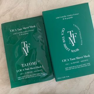 타포미 시카 탐 시트 마스크 27ml — 5점을 준 리뷰어가 2023년 1월 올린 사용 사진