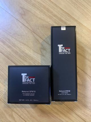 The Fact [5 IN 1] 더 팩트 내추럴 에스에프엔 에이틴 스킨토너+크림 세트 — 4점을 준 리뷰어가 2021년 5월 올린 사용 사진