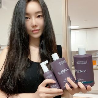 스칼프메드 레드캡슐바이옴 두피케어 프로바이오틱스 유산균 두피관리 세트 — 5점을 준 리뷰어가 2021년 4월 올린 사용 사진