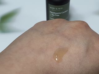 마리엔메이 센서티브 수딩 젤 크림 + 어성초 티트리 추출물 세럼 + 어성초 티트리 모공 클렌징 폼 — 5점을 준 리뷰어가 2021년 9월 올린 사용 사진