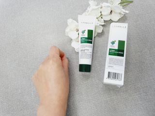 랑벨 랑바이오 블랙 시카 크림 50ml(블랙비 프로폴리스, 시카 4종, 판테놀 10 함유) — 5점을 준 리뷰어가 2022년 4월 올린 사용 사진