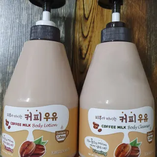 [과일나라] 피부가 마시는 커피우유 바디클렌저&바디로션 — 5점을 준 리뷰어가 2022년 3월 올린 사용 사진