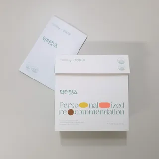 [닥터잇츠] 개인맞춤형 건강기능식품_2종 중 택 1 — 5점을 준 리뷰어가 2024년 1월 올린 사용 사진