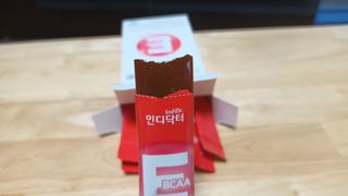 [인디닥터] 타이탄 BCAA 프로틴 젤리스틱 — 5점을 준 리뷰어가 2022년 5월 올린 사용 사진