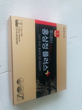 서울약사신협_투데이홍삼정플러스스틱_10g x 30포 — 4점을 준 리뷰어가 2021년 5월 올린 사용 사진
