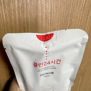 클린24시간 1BOX(5포) + 전용보틀(500ml) — 5점을 준 리뷰어가 2022년 11월 올린 사용 사진