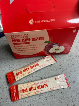 소담스퀘어 상암 [애플트리] 프리미엄 애플 비타 콜라겐 — 5점을 준 리뷰어가 2023년 1월 올린 사용 사진