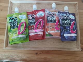 ORIHIRO 오리히로 곤약젤리 제로칼로리 130g 4종 4팩(맛별로 1팩씩) — 4점을 준 리뷰어가 2023년 2월 올린 사용 사진