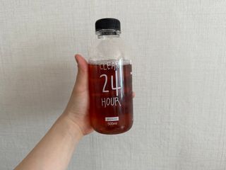 클린24시간 1BOX(5포) + 전용보틀(500ml) — 5점을 준 리뷰어가 2023년 7월 올린 사용 사진