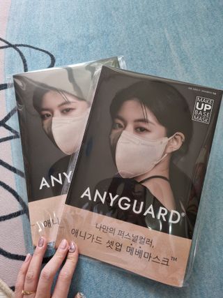 애니가드 셋업메베마스크 (대형 4컬러 + 중형 4컬러) — 5점을 준 리뷰어가 2022년 4월 올린 사용 사진