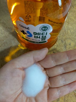 오쎄 메디버블 핸드워시폼 500ml 1+1 (그린애플향) — 5점을 준 리뷰어가 2023년 5월 올린 사용 사진