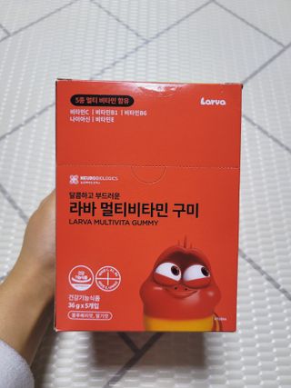 [푸름웰니스] 라바 멀티비타민 구미 36g — 5점을 준 리뷰어가 2021년 12월 올린 사용 사진