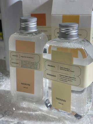 [녹산] 비건 대나무 밸런싱 수분 토너 + 비건 바이오 비타 에센스 — 4.5점을 준 리뷰어가 2022년 10월 올린 사용 사진