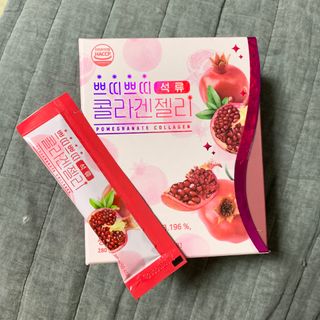 헬스업_쁘띠쁘띠석류콜라겐젤리_20g x 14포 — 4점을 준 리뷰어가 2021년 2월 올린 사용 사진