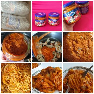 [유픽] 구운 야채의 풍미를 담은 토마토소스, 마르코 루테닛사 2병 — 5점을 준 리뷰어가 2021년 2월 올린 사용 사진