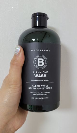 블랙페블 올인원 워시 마그네틱 웨이브 500ml — 4점을 준 리뷰어가 2021년 4월 올린 사용 사진