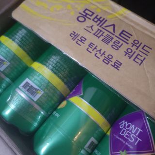 몽베스트 Montbest with Sparkling water Lemon OR Lime 20병(랜덤) — 5점을 준 리뷰어가 2021년 10월 올린 사용 사진