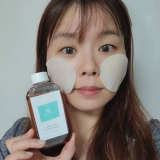 랑팡 병풀추출물150ml+어성초추출물150ml+스킨빅패드60매 — 5점을 준 리뷰어가 2021년 10월 올린 사용 사진