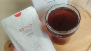 클린24시간 1BOX(5포) + 전용보틀(500ml) — 4점을 준 리뷰어가 2022년 9월 올린 사용 사진