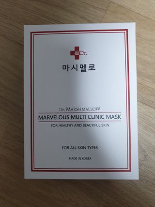 닥터마시멜로 마블러스 멀티 클리닉 마스크 — 5점을 준 리뷰어가 2021년 2월 올린 사용 사진