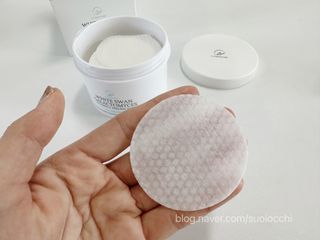 오투에니원 화이트 스완 갈락토미세스 비타민 C 필링 패드 60매 — 5점을 준 리뷰어가 2023년 1월 올린 사용 사진