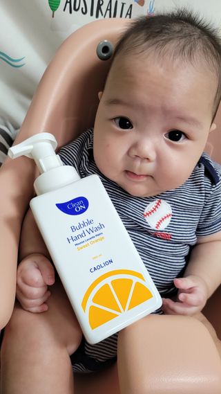 카오리온코스메틱스 클린온 버블 핸드 워시 500ml — 5점을 준 리뷰어가 2021년 8월 올린 사용 사진