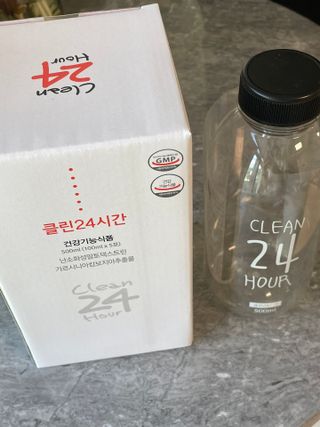 클린24시간 1BOX(5포) + 전용보틀(500ml) — 5점을 준 리뷰어가 2022년 9월 올린 사용 사진
