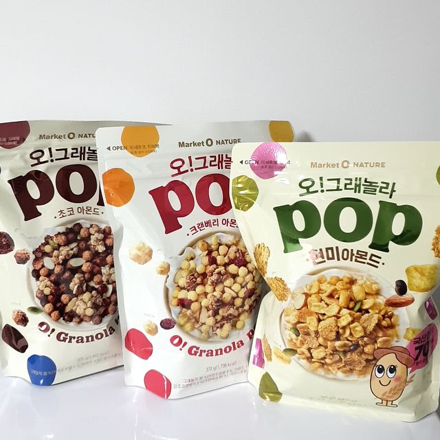 오!그래놀라팝 현미아몬드 리뷰 사진