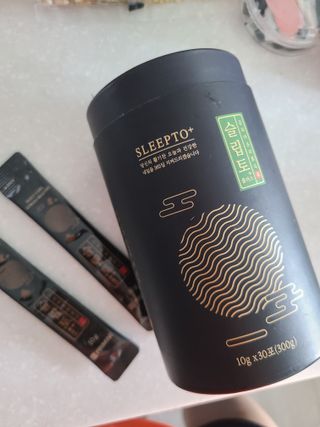 프리마인 자체 기업부설 연구소에서 찾아낸 건강한 수면의 비밀.  슬립토 플러스 30포 — 5점을 준 리뷰어가 2021년 9월 올린 사용 사진