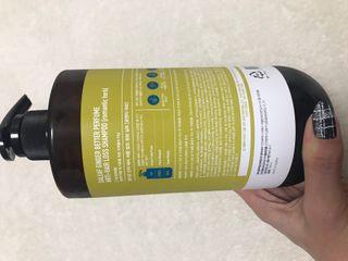 달리프 진저 베러 퍼퓸 탈모 완화 샴푸 1000ml 향 3종 — 5점을 준 리뷰어가 2021년 1월 올린 사용 사진