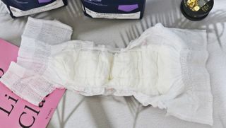 프리 [템포] 패드 내추럴순면 입는 오버나이트 5P * 2개 — 5점을 준 리뷰어가 2024년 5월 올린 사용 사진