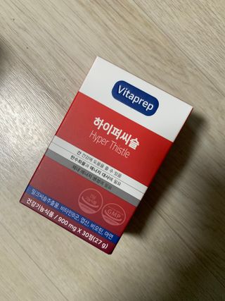 뉴트리션팩토리 비타프렙 하이퍼씨슬 밀크씨슬 900mg — 4.5점을 준 리뷰어가 2021년 7월 올린 사용 사진
