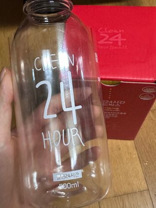 클린24시간 레드박스 1BOX(5포) + 전용보틀(500ml) — 5점을 준 리뷰어가 2024년 2월 올린 사용 사진