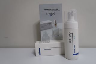 [바이로담] 저자극 약산성버블 폼 폼클렌징 150ml — 5점을 준 리뷰어가 2021년 4월 올린 사용 사진
